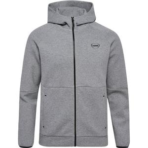 Толстовка с капюшоном, флисовая толстовка с капюшоном на молнии hmltech Hummel, серый