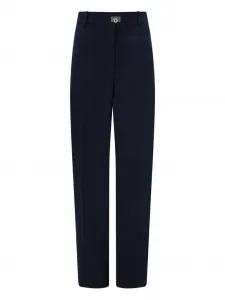 Брюки с пряжкой Ferragamo, синий