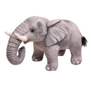 Игрушка слон плюш, высота 33 см/43 см Tak Bebe, серый