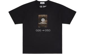 STONE ISLAND Футболка унисекс черная