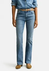 Расклешенные эластичные джинсы-клеш Gant, Semi Light Blue Broken In