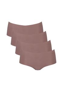 Набор коротких трусов из 4 шт. ZERO Modal 2.0 sloggi, цвет Cacao