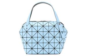 Бостонская сумка из искусственной кожи, бостон, женская сумка через плечо небесно-голубого цвета ISSEY MIYAKE