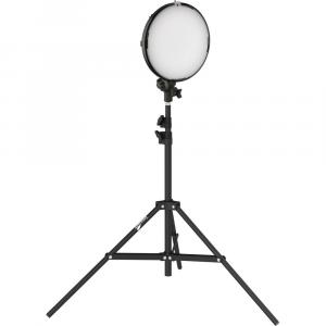 Комплект двухцветной круглой светодиодной панели Raya 9 дюймов с беспроводным пультом ДУ 2,4 ГГц и подставкой