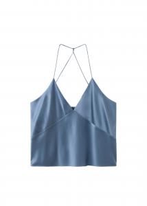 MANGO Пижамная рубашка 'Litu' в цвете Opal