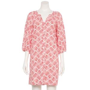 Женское платье с застежкой на пуговицах Sonoma Goods For Life, цвет red shell print