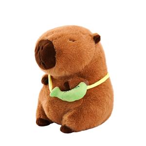 Плюшевая кукла Capybara Cherry Piggy Banana Worry Piggy высотой 31 см HANADOU