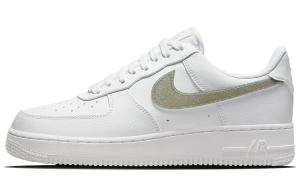 Кроссовки Nike Air Force 1 Low White Gold Glitter Swoosh Women's