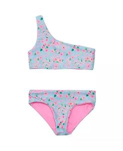 Двустороннее бикини на одно плечо Daisy Chain Snapper Rock, синий