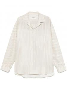 Полосатая рубашка Róhe, нейтральный цвет