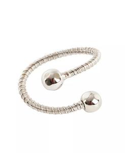 Кольцо для салфеток с изогнутым дизайном, набор из 4 шт Saro Lifestyle, серебро