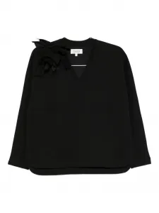 Блузка с бантом Psophia, черный