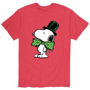 Мужская футболка Peanuts Snoopy с галстуком-бабочкой ко Дню Святого Патрика Licensed Character