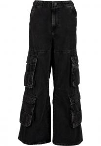 Джинсы карго свободного кроя 2Y Studios Mara, Black Denim