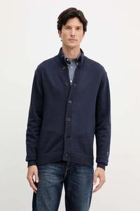 Хлопковый кардиган BARELLA Mos Mosh, темно-синий