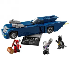 Детский конструктор Lego Batman With Batmobile Vs. Harley Quinn And Mr. Freeze, синий