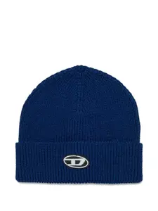 Шапка бини с вышитым логотипом Diesel Kids, синий