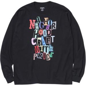 Графический свитшот с длинным рукавом NEIGHBORHOOD, черный