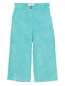 Вельветовые брюки MSGM Kids, синий