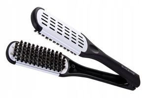 Профессиональная парикмахерская керамическая щетка для выпрямления волос BLACKOMB, Poniks