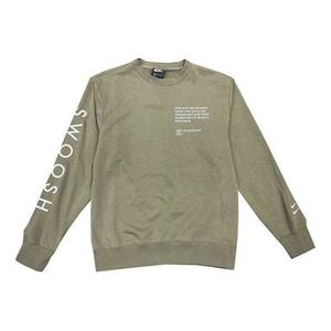 Свитер swoosh athleisure casual sports sweatshirt Nike, зеленый