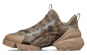 Dior Женские повседневные кроссовки D Connect, бежевый