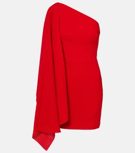 Асимметричное мини-платье Layne с драпировкой Solace London, красный