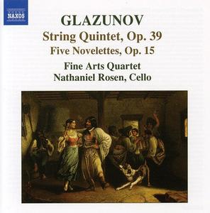CD диск Glazunov / Fine Arts Quartet / Rosen: String Quartet