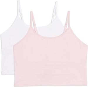 Набор из 2 бюстгальтеров-комбинаций Calvin Klein Girls, Crystal Pink/White