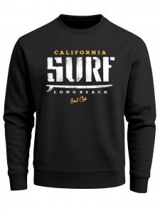 Neverless Свитшот 'California Surf' в черном цвете