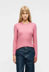 Футболка с длинными рукавами и круглым вырезом Gap, Pink