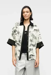 Свободная блузка на пуговицах Karl Lagerfeld, Black