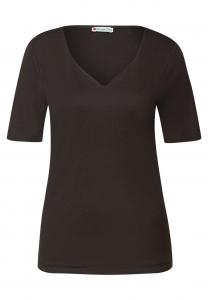 Рубашка STREET ONE, темно-коричневый