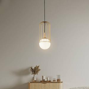 Подвесной светильник Maytoni Decorative Lighting Telford Typ C, матовое стекло / смешанный металл - 1 лампа