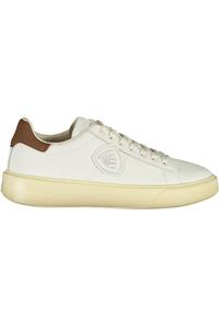 Кеды мужские Blauer на шнурках, белый / коричневый