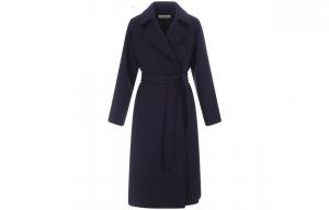 Пальто женское синее MaxMara