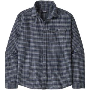 Мужская легкая фланелевая рубашка с длинными рукавами Fjord Patagonia, Tracks/Sunken Blue