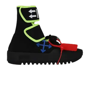 Кроссовки Off-White Moto Wrap 'Black Green', черный