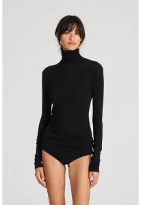 Топ с длинными рукавами и высоким воротником «анна» Gai+Lisva, Black