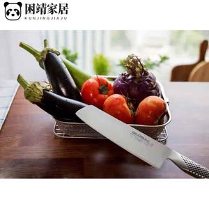 Global Японский кухонный нож Kuangliang, поварской нож из нержавеющей стали, японский стиль G81G5, розово-красный