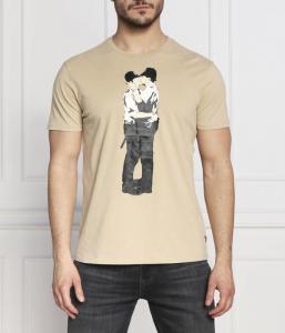 Футболка полицейская любовь Regular fit Guess Jeans, зеленый