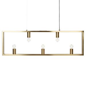 Подвесной светильник Beliani, 4x100x127 см, цвет латуни