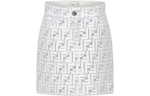 Детская юбка FENDI, серебро