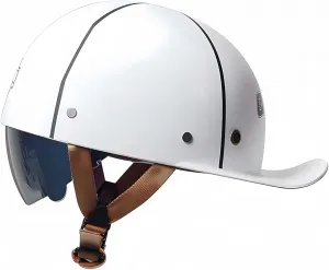 Винтажный мотоциклетный шлем с открытым лицом, ретро-бейсболка, полушлем, сертифицированный ECE, для мужчин и женщин, для скутеров и мопедов, с визором BDBRHFG, A