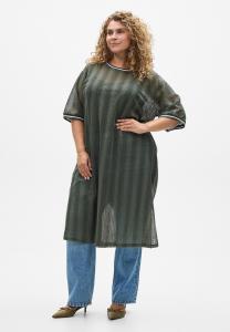 Платье Zizzi MIT KURZEN ÄRMELN, Thyme/Khaki