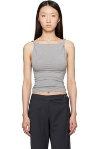 Простая майка-борцовка Paloma Wool, серый