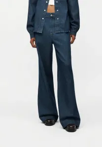 Джинсы свободного кроя со складками и плиссированными штанинами 7 For All Mankind, Halona