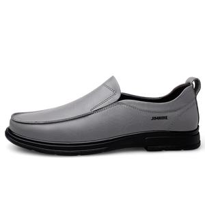 King Jinmai Мужские повседневные ботинки низкие серые зимние на флисовой подкладке, цвет Gray Winter Fleece-Lined