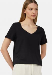 Базовая футболка WEICHES MIT V-AUSSCHNITT s.Oliver, черный