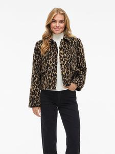 Переходная куртка черного/бежевого цвета Vila